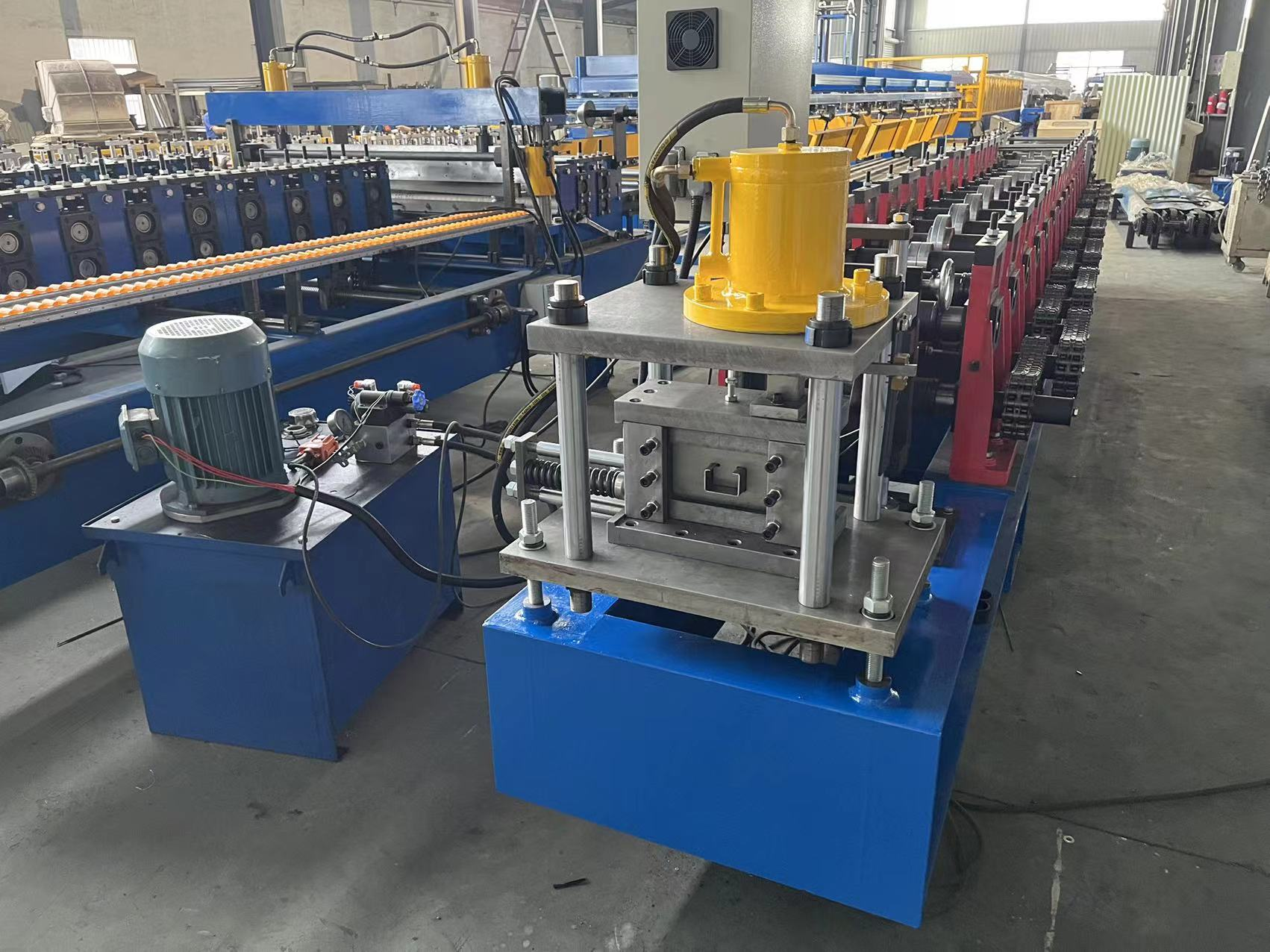 C PurlineRoll Forming Machine Join Machine